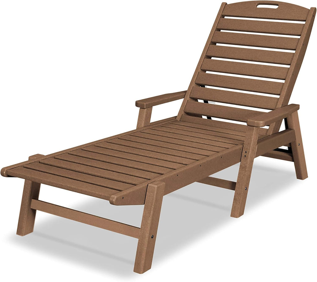 White Nautical Arms Chaise G16496