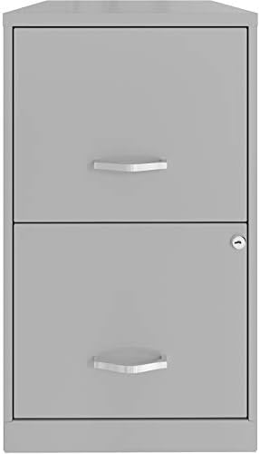 18in 2 Drawer Metal File Cabinet Teal K4536