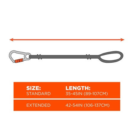 Single Carabiner Tool Lanyard J408