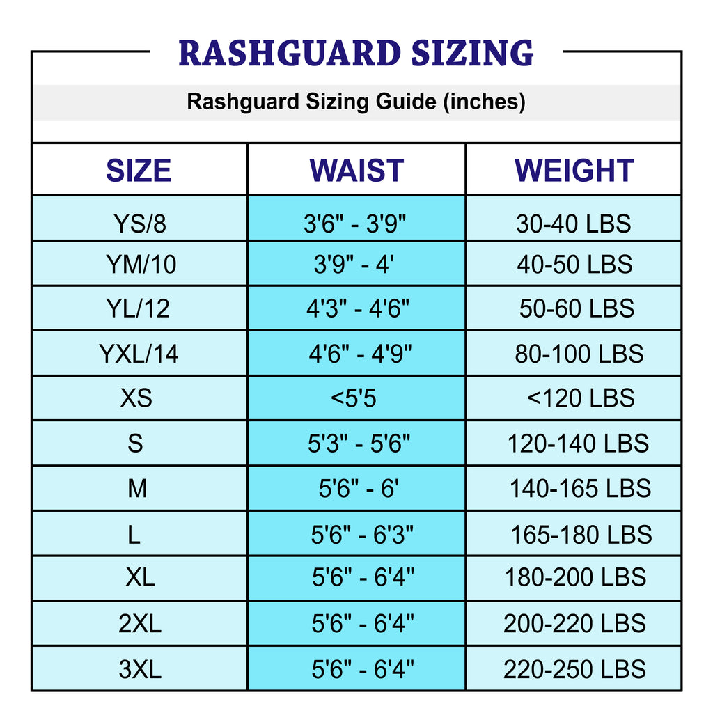 Aqua Long Sleeve UV Protective Rashguard B886