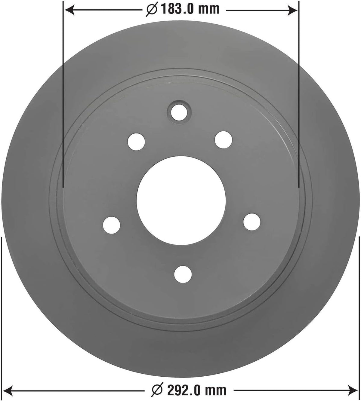 Rear Brake Rotor Pack of 2 A316