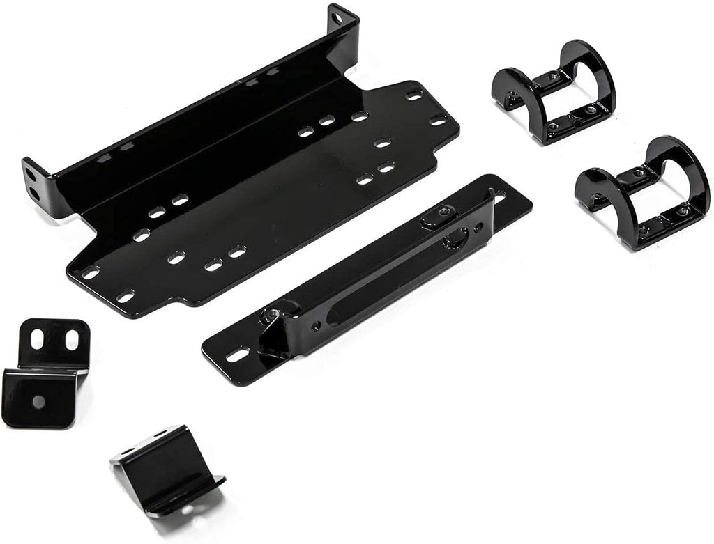 6000 lb Black Ops Winch with Heavy Duty Winch Mounting Plate Complete Kit N9963