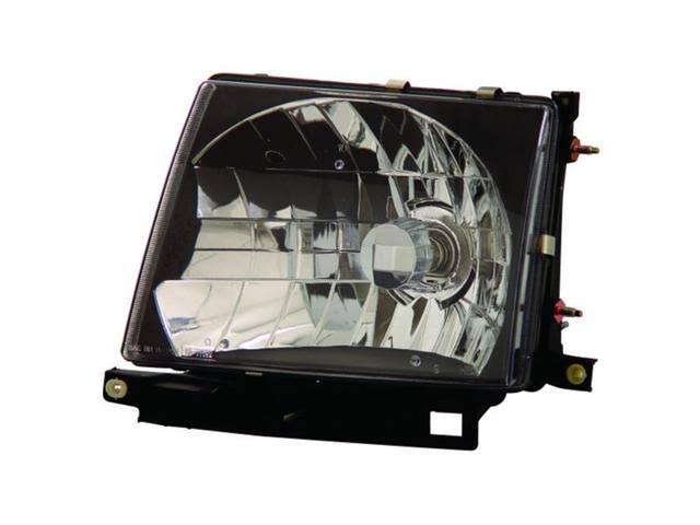Crystal Headlights Black for 1997-2000 Toyota Tacoma V714607