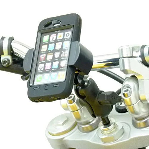 Motorcycle Fork Stem Yoke Mount with Smartphone Holder U50165