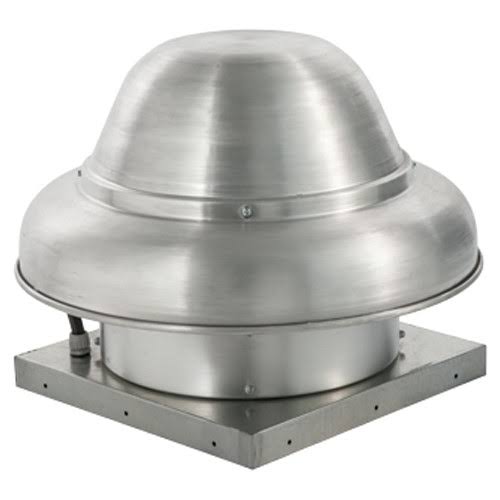 600 CFM Direct Drive Downblast Exhaust Fan with 10.5x22 Wheel T346