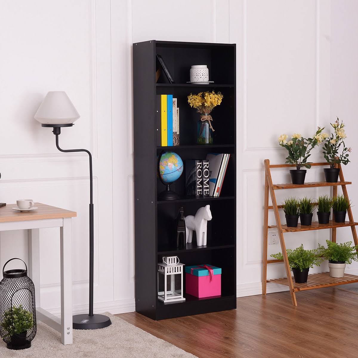 5 Tier Storage Shelf Bookcase J611