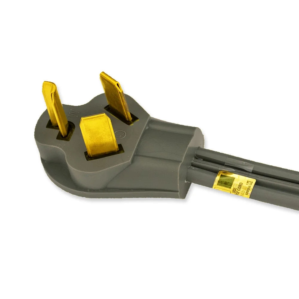 Gray 6 Feet 3-Prong Dryer Cord V30615