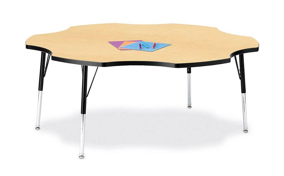 Black Edge Six-Leaf Table U978526