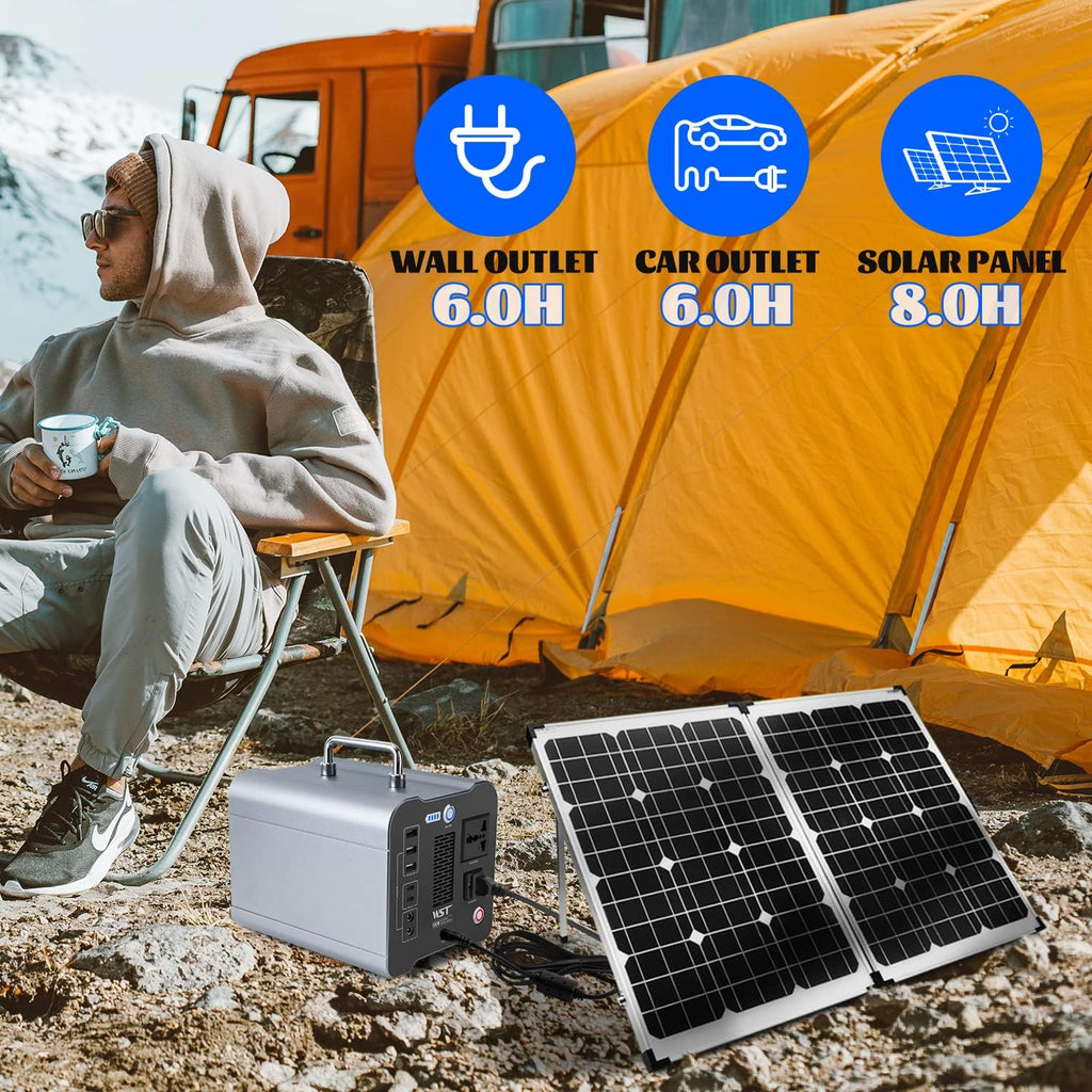 Portable Power Station 500W Lithium Battery Q22402