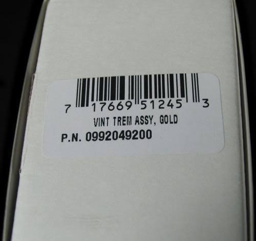 Gold Vintage Tremolo Assembly A880138
