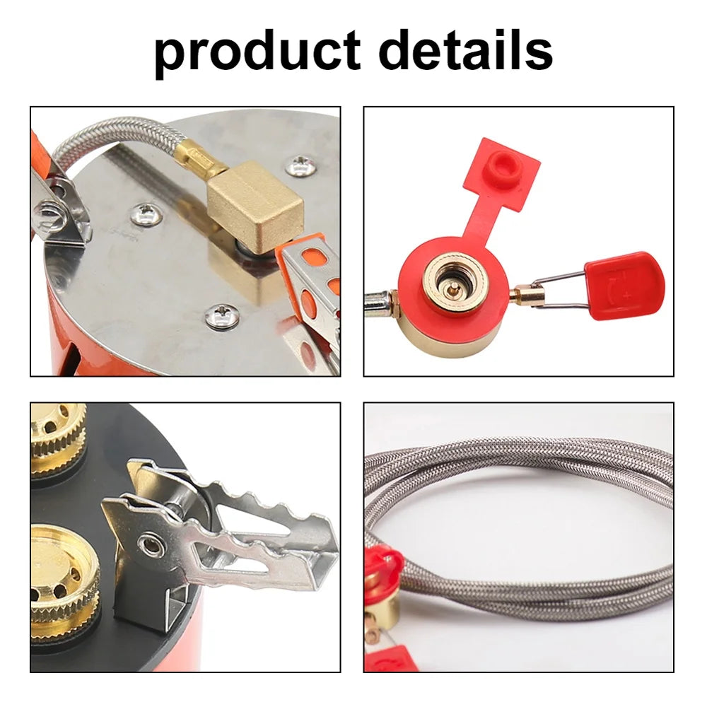 15800W Windproof Camping Stove with Storage Bag B162304