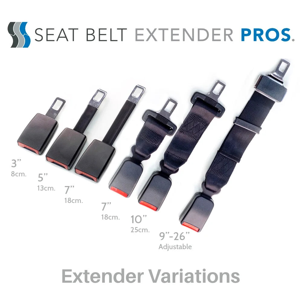 7 Inch Black Seat Belt Extender M548208