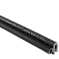 Trim Seal with Side Bulb, 3/4” Bulb Seal Diameter, 25’ Length, PVC Plastic with EPDM Rubber Seal, Pack of 2 D4879
