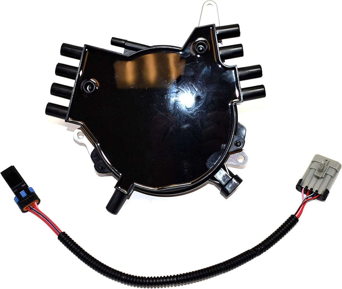 Black Cap Distributor 8 Cylinders Pack of 2 Z715