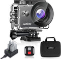 4K 60FPS Action Camera with EIS Anti-Shake, WiFi, 24 MP, 8X Zoom, 2 Batteries, Pack of 2 Z1067