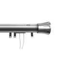 Satin Nickel Flare Decorative Traverse Rod A39328
