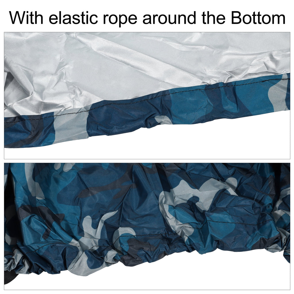 Blue Camouflage 15.3ft-16.7ft Kayak Cover W354931