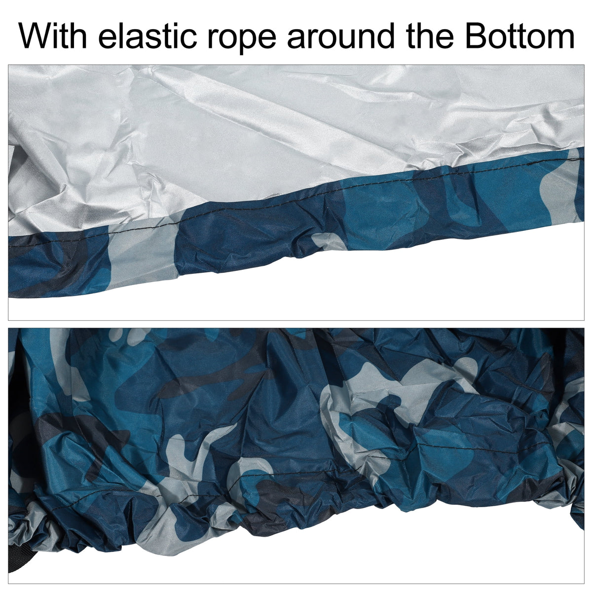 Blue Camouflage 15.3ft-16.7ft Kayak Cover W354931