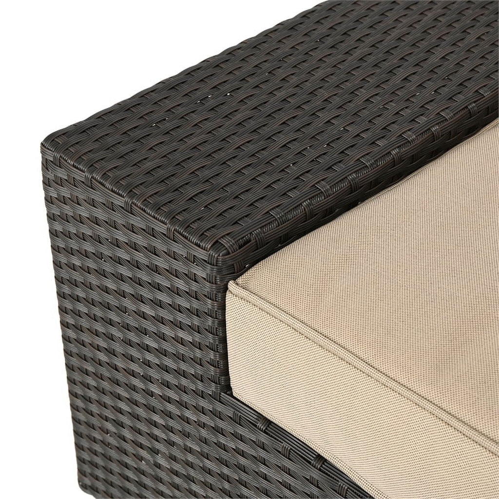 Outdoor 9 Seater Sectional Sofa and Club Chair Chat Set J783