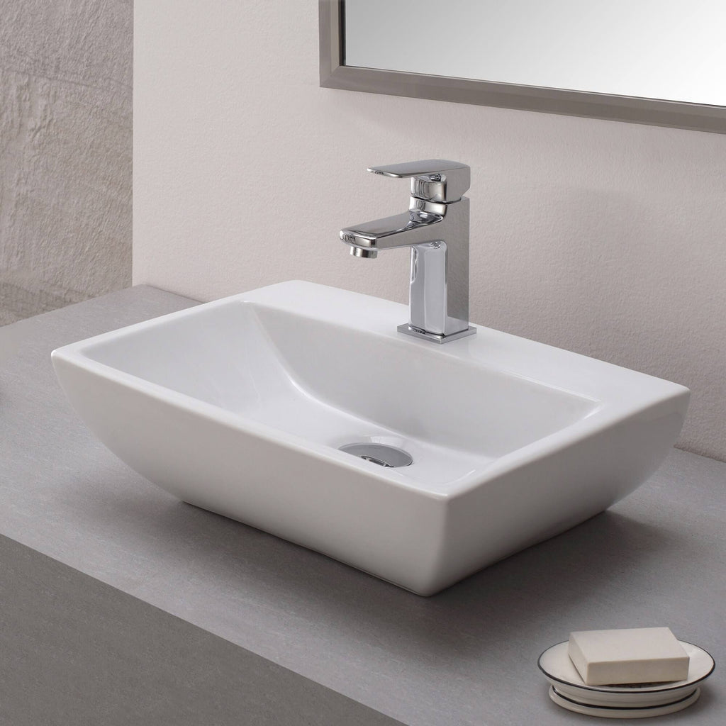 Brushed Nickel Single Hole Bathroom Faucet V31962