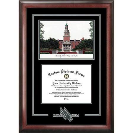 University of North Texas Spirit Graduate Frame with Campus Image K324