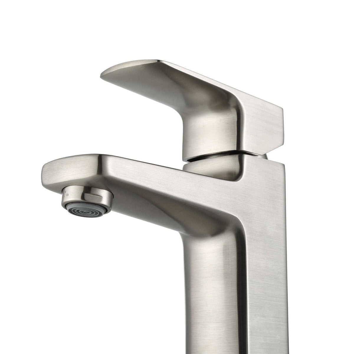 Brushed Nickel Single Hole Bathroom Faucet V31962