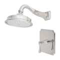 Flat Black Balanced Pressure Shower Trim Set D893