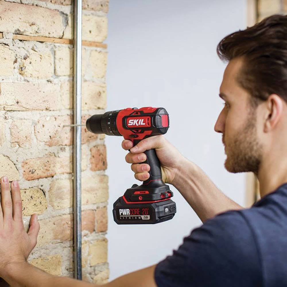 20V Brushless 1/2 inch Hammer Drill Kit Y596