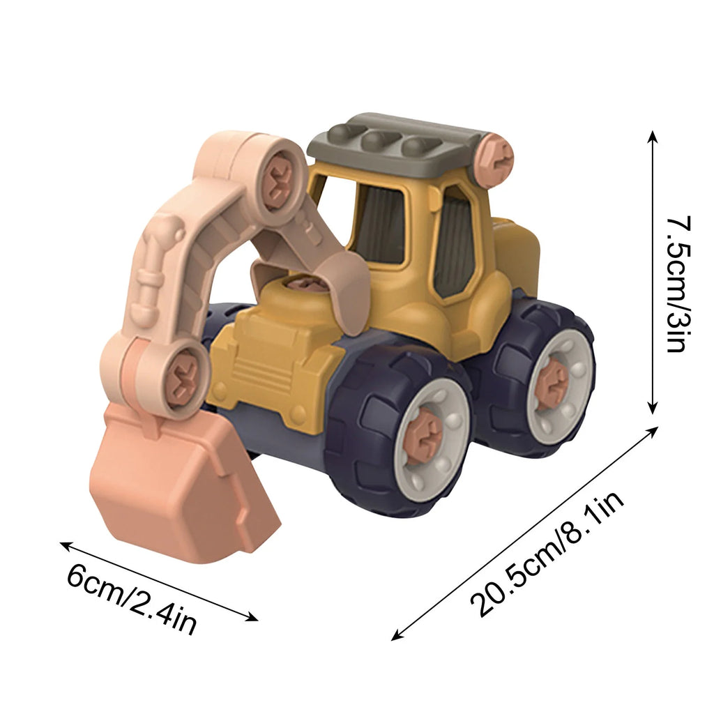 DIY Nut Building Construction Toy Excavator O27108
