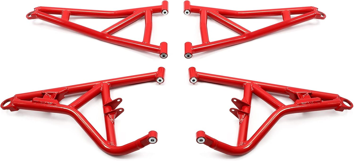 Red Front Upper & Lower A-Arms X3935
