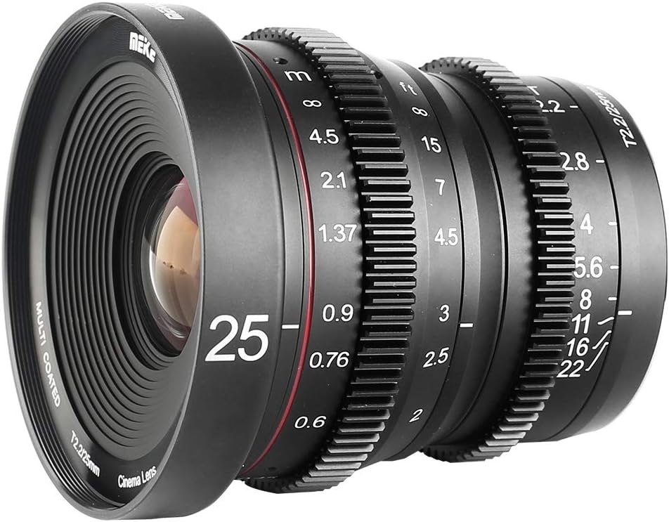 25mm T2.2 Manual Focus 4K Mini Cine Lens for Micro Four Thirds Mount Z4279
