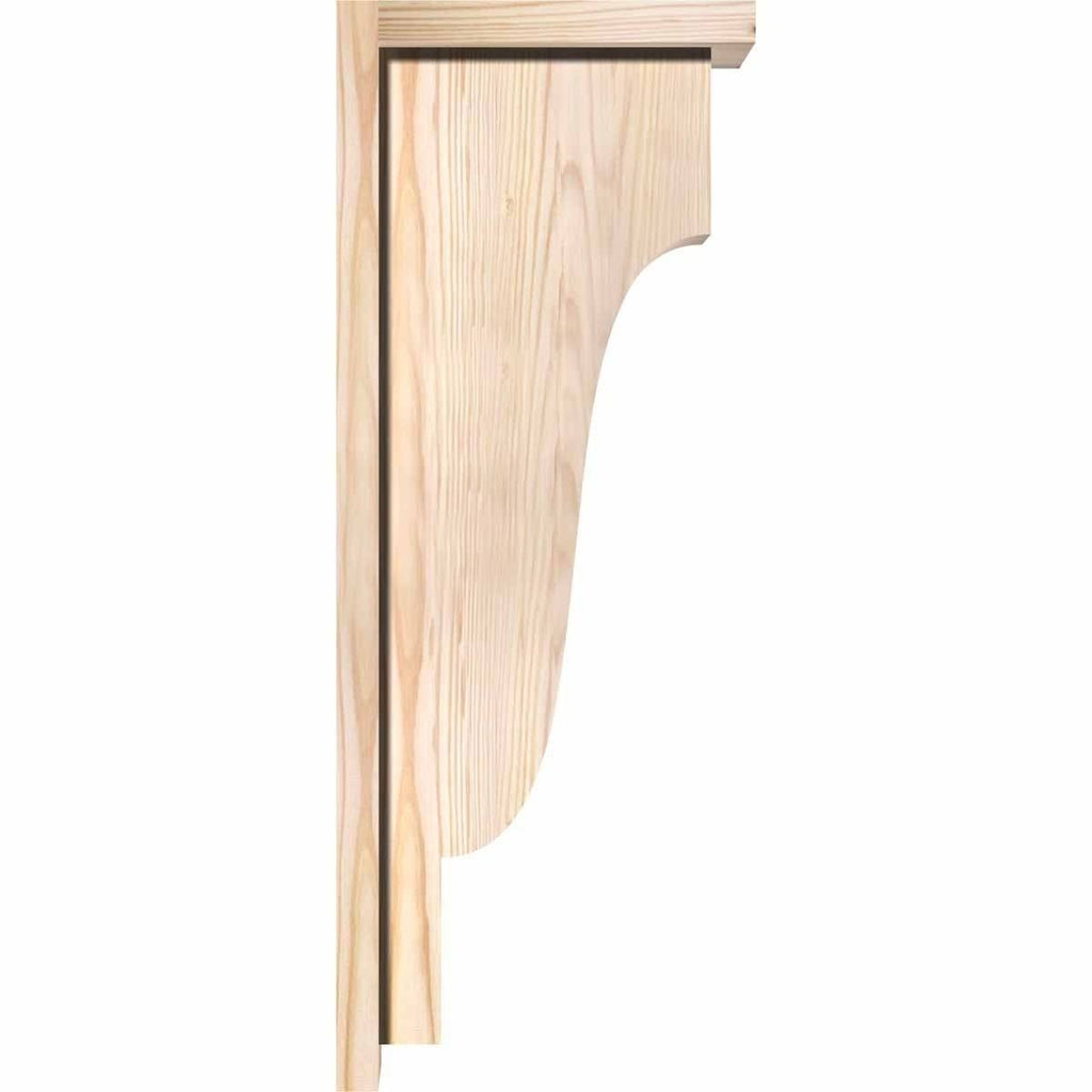 Douglas Fir Newport Smooth Corbel with Backplate F94939