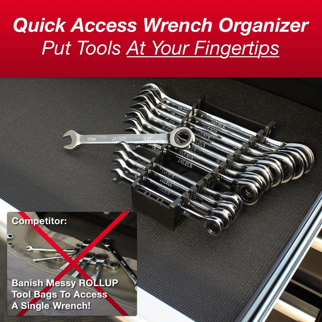 12pc Ratcheting Wrenches with Wrench Organizer, Pack of 2 V433470