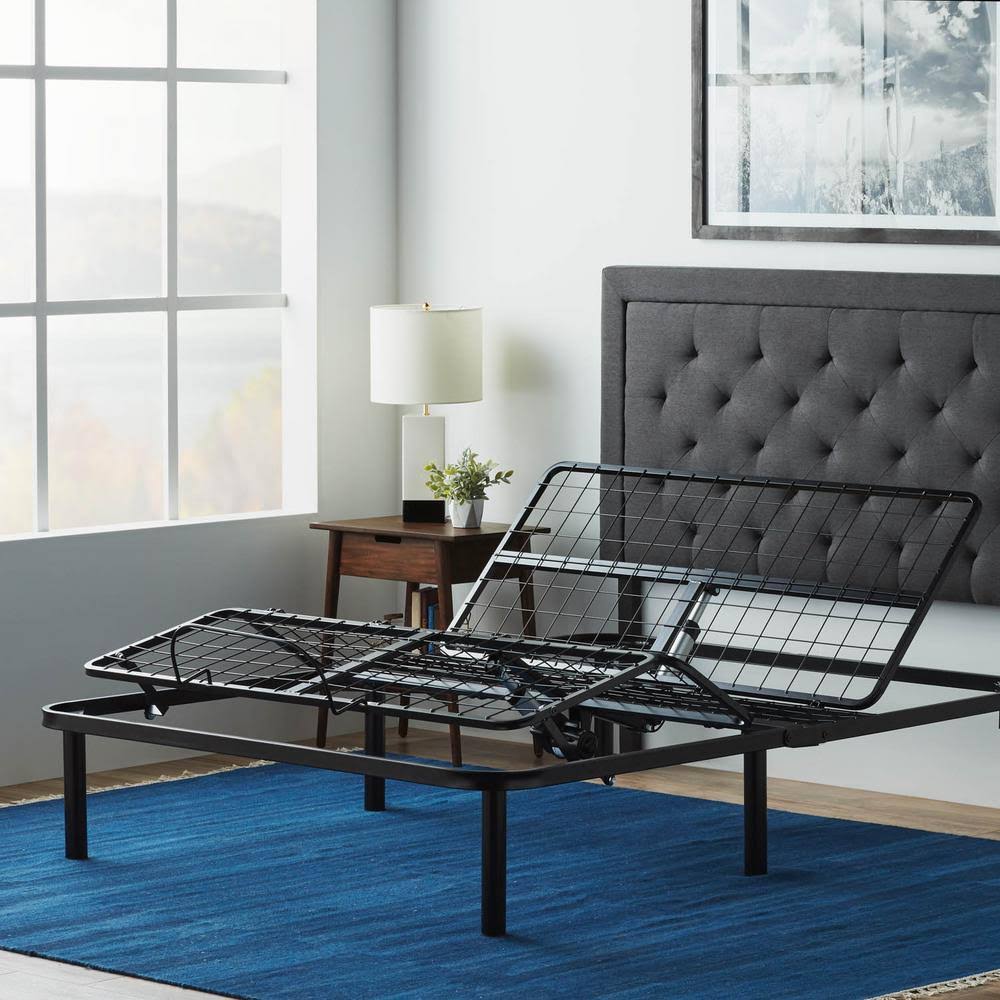 Queen Black Adjustable Bed Base D864791