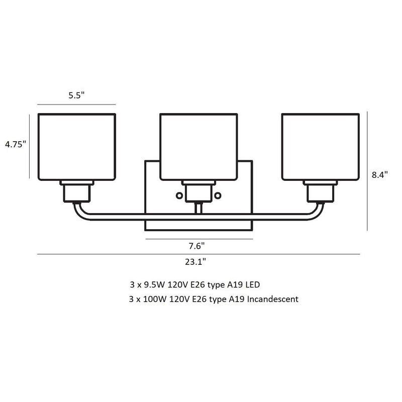2-Light Wall/Bath Light Brushed Nickel I5650