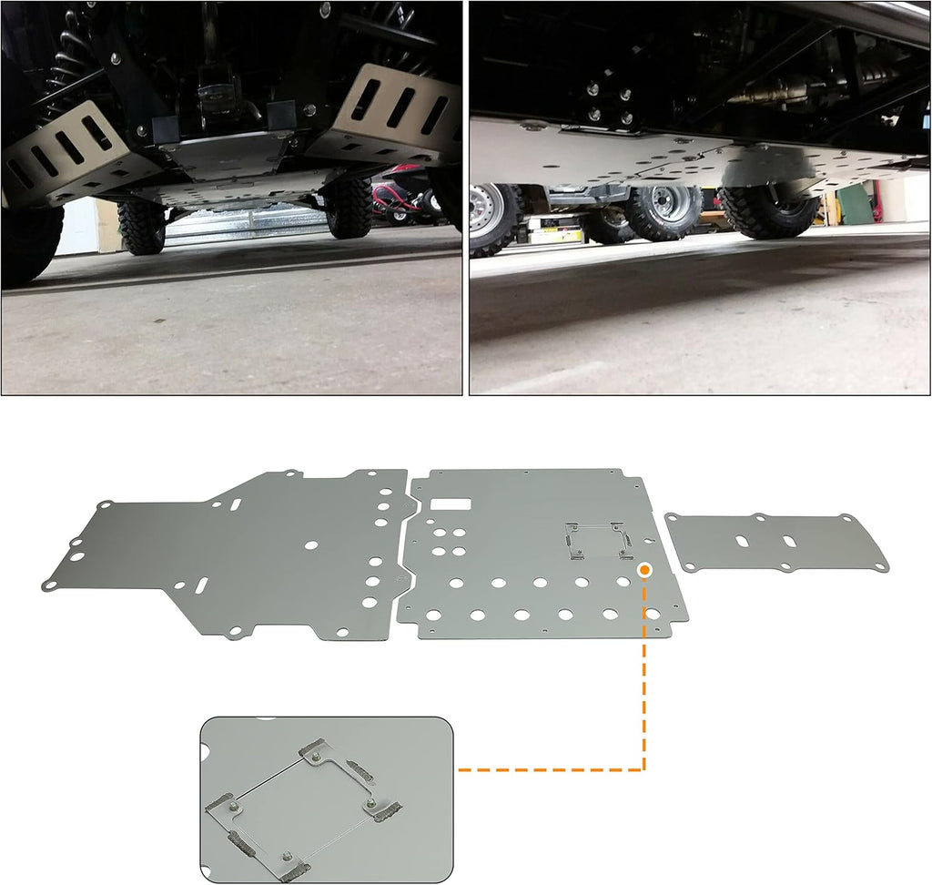 3/16" Aluminum Skid Plate for Honda Pioneer 700 N8297