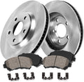Front Brake Disc Rotors and Ceramic Brake Pads I4982