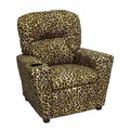 Raven Arbor Cotton Children&s Recliner with Cup Holder G4138