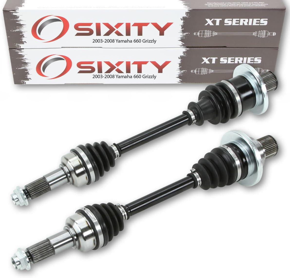 Rear Left Right Axles Pair for Yamaha 660 Grizzly 4X4 A52558