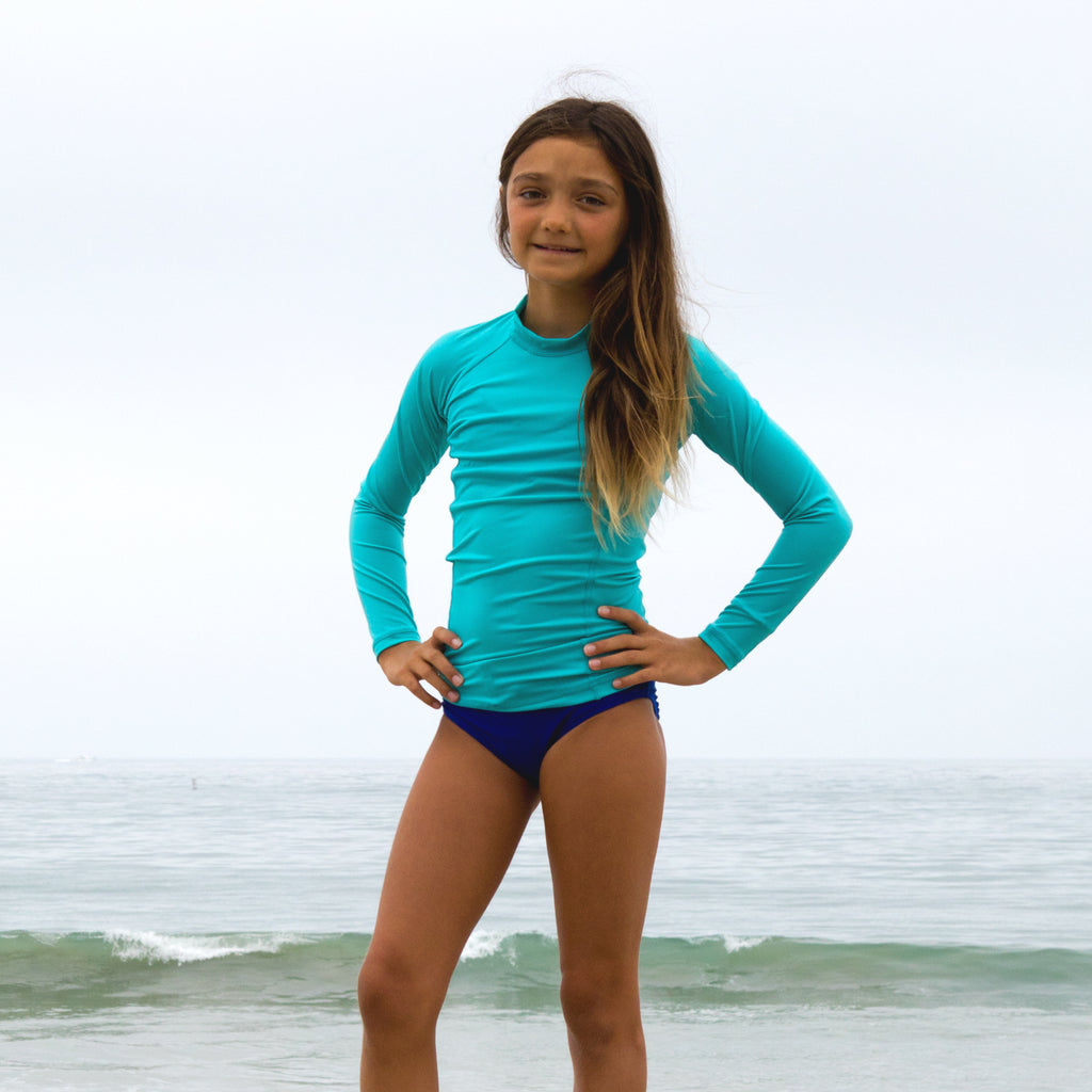 Aqua Long Sleeve UV Protective Rashguard B886