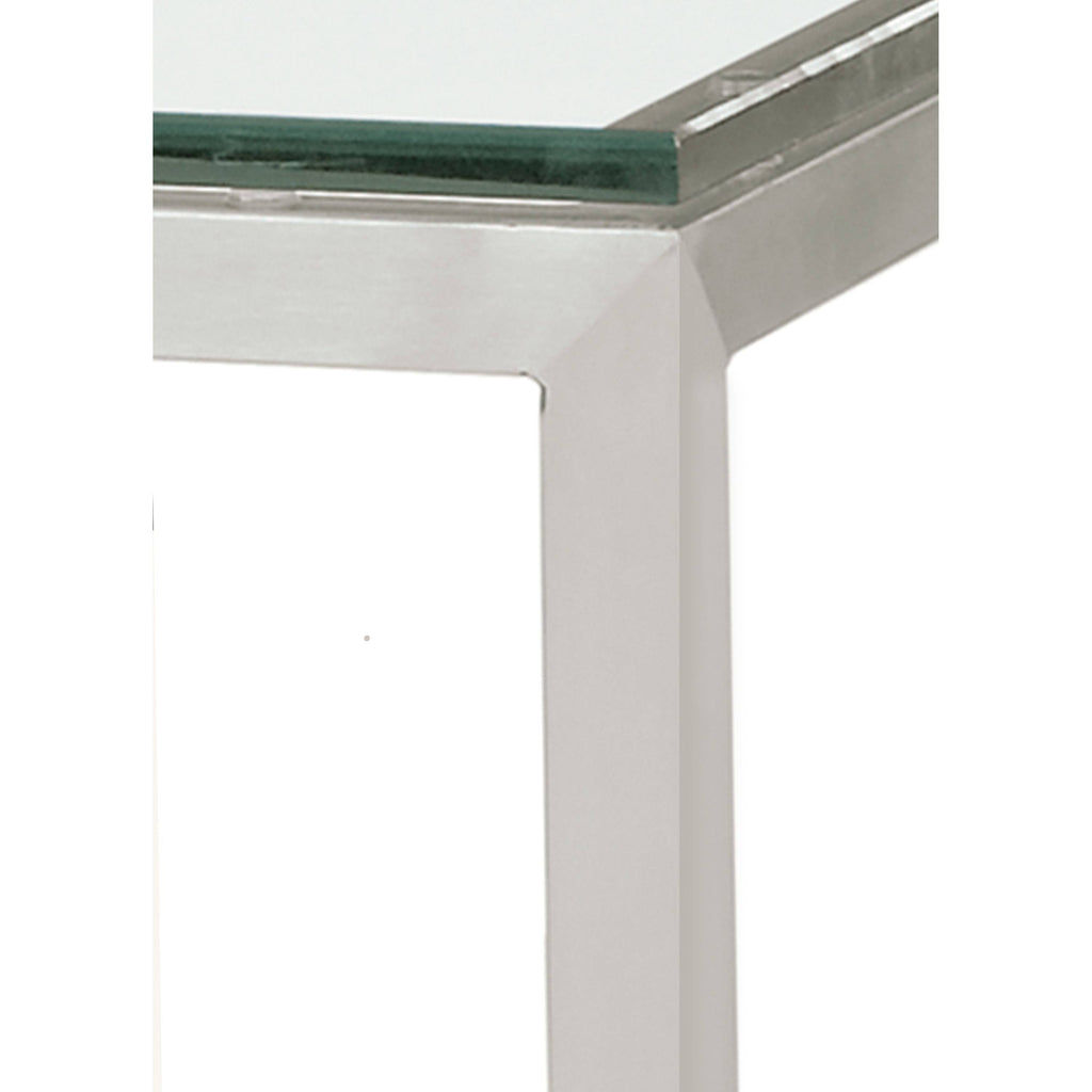 Walnut Top Bar Table with White Base O992