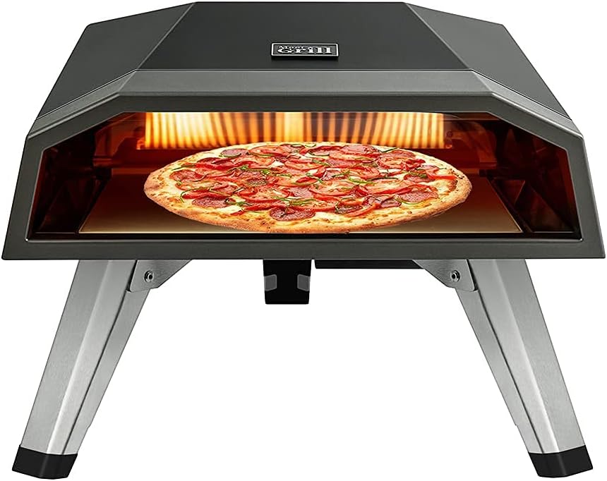 Lightweight Outdoor Propane Pizza Oven with Pizza Stone D292