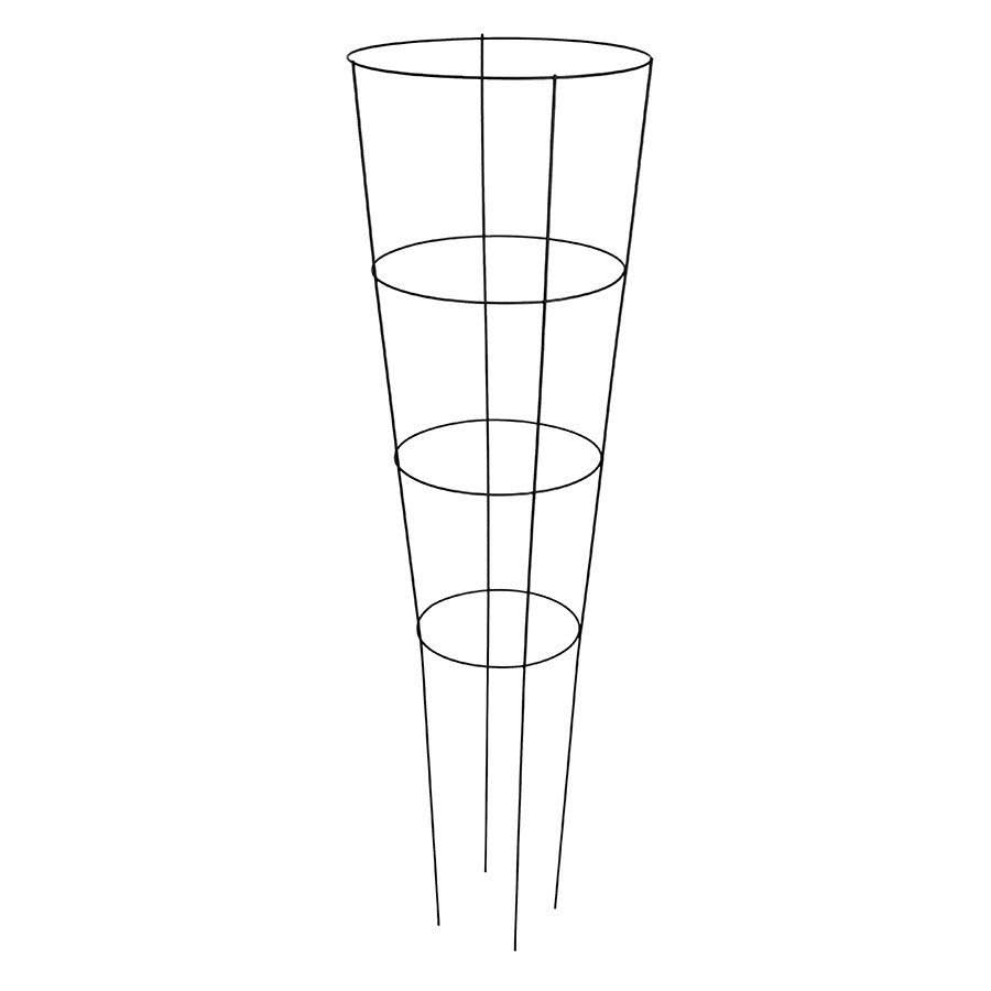 54 x 16 in. Heavy Duty Tomato Cage Black - Pack of 30 W1437