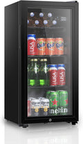 105 Can Freestanding Beverage Refrigerator with Double Glass Door R625833