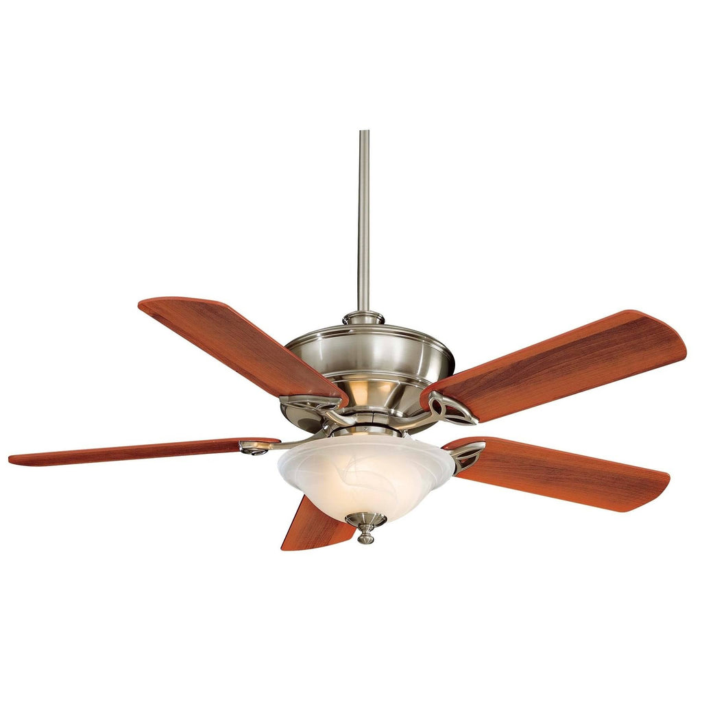 52x22 Brushed Nickel Ceiling Fan with Light O69296
