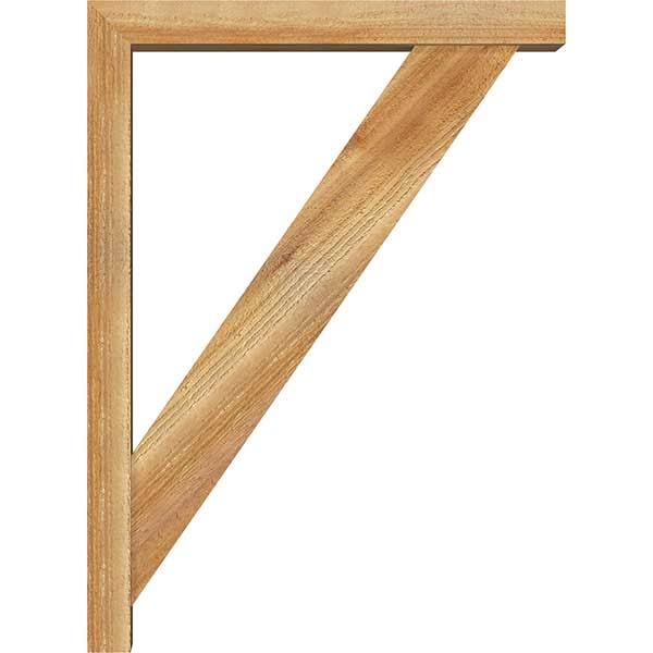 Rough Sawn Bracket with Offset Brace, Western Red Cedar V714900