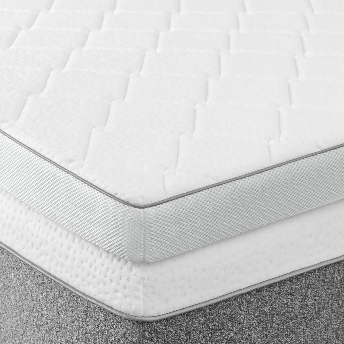 King Memory Foam Mattress Topper with Cover D260