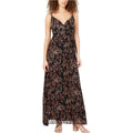 Black Pleated Maxi Dress P348