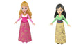 2 Disney Princess 3.5-inch Small Doll - Aurora & Mulan O96941