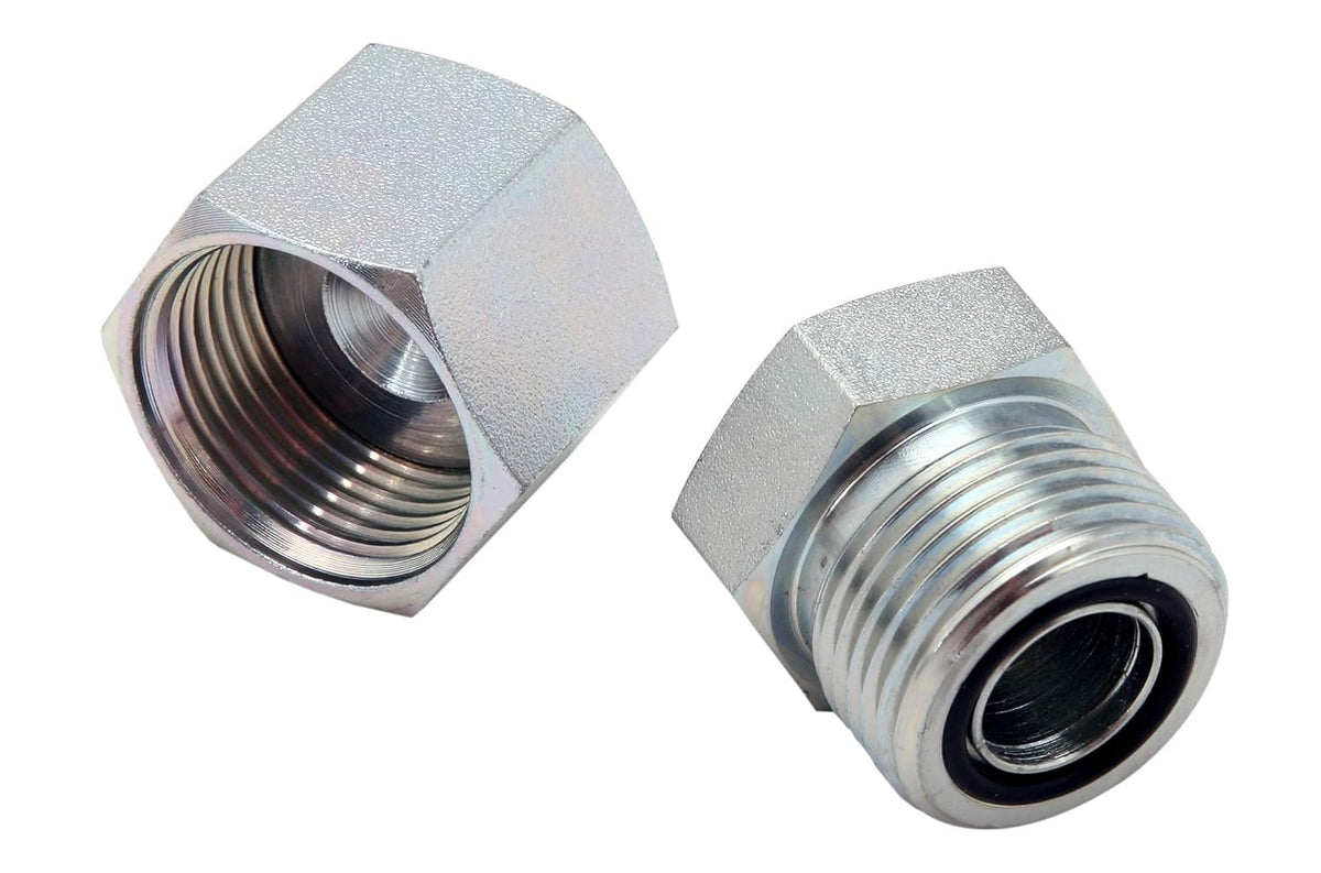 64 Pcs Galvanized Steel ORFS Cap & Plug Assortment Kit R529